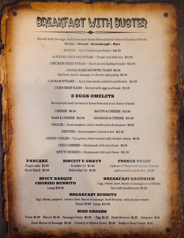 First Menu