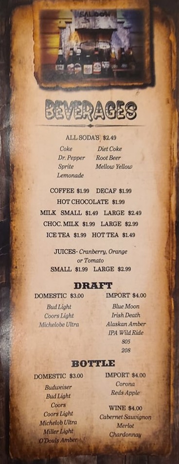 Second Menu