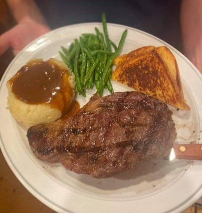 Image of a ribeye steak